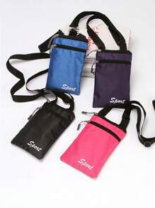 New Fashion Phone Bag Simple Shoulder Crossbody Small Square Bag Passport Documents Outdoor Small Bag Phone Bag For Women Wallet Purse Wallet