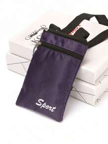 New Fashion Phone Bag Simple Shoulder Crossbody Small Square Bag Passport Documents Outdoor Small Bag Phone Bag For Women Wallet Purse Wallet