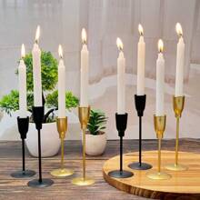 4 szt. metalowych świeczników z kutego żelaza, rekwizyty do zdjęć na kolację przy świecach, dekoracje urodzinowe na rocznicę ślubu, dekoracje stołu do salonu, romantyczne prezenty na walentynki, Boże Narodzenie