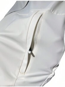 Skechers Classic Stand Collar Zip-Up Tracksuit Jacket, Knitted Lightweight Casual Soft Quick-Dry Fabric