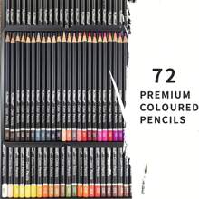 72 Oil Colored Pencils Set - Numbered Coloring Pencils In Metal Case - Art Supplies Colored Pencils Back To School - 72 Colors Oil Colored Pencils - View 5