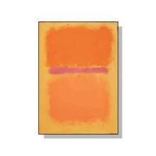1pc Mark Rothko Abstract Canvas Painting Modern Art Poster And Prints Wall Decorative Pictures For Living Room Home Decoration No Frame - Multicolor - View 11