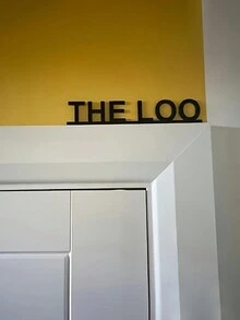 1 Pc "Have A Nice Poop" Wall Sign - High Quality Wooden Plaque, Wall Art And Shelf Decor