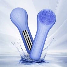 Cepillo de silicona recargable para exfoliación facial - Limpieza profunda y exfoliación, apto para hombres y mujeres, Impermeable IPX7, recargable por USB