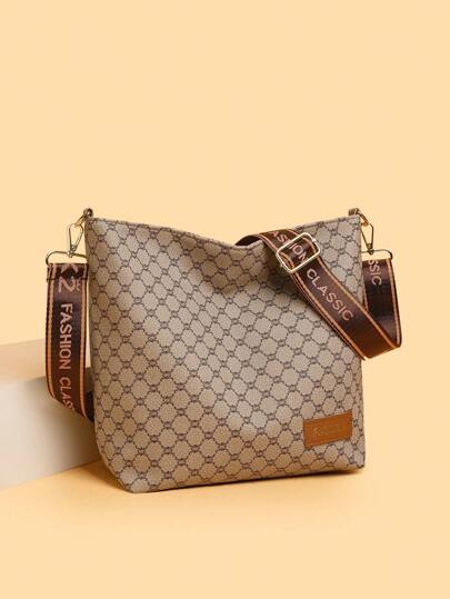 Fashionable Versatile Large Capacity Vintage Elegant Women Shoulder Bag Crossbody Bag