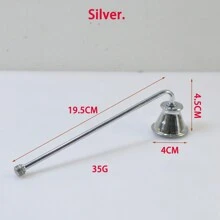 1PC 铁制香薰蜡烛灭火器灯芯盖，创意家居蜡烛。灭火器钟形蜡烛盖。