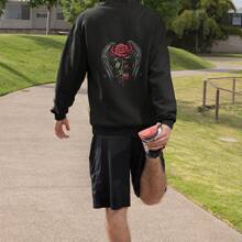 1pc/2pcs/3pcs Rose Wing Printed Sticker Alphabet Heat Transfer Decal, Suitable For T-Shirt And Fabric Heat Transfer Stickers