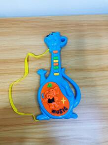30*14cm Musical Guitar Elephant - Blue - View 2
