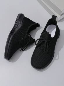 Spring New Women Lace-Up Casual Sports Shoes, Comfortable Breathable Lightweight And Wear-Resistant