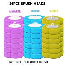 FoBianJie Disposable Bathroom Cleaning Brush, Toilet Bowl Cleaner Brush, Cleaning Brush Set With Replaceable Heads - Multicolor - View 14