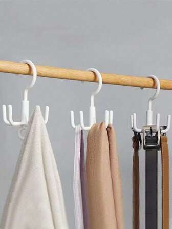 1 Pezzo Gancio Rotante a 4 Artigli Senza Foratura Per Armadio, Sì, Cintura, Sciarpa, Gancio Multifunzione Per Indumenti Cappelli, Appendiabiti Per Borse, Adatto Per Feste Di Rivelazione Del Sesso, Perfetto Per Compleanni, Matrimoni, Feste, Il Regalo Perfetto Per Colleghi, Amici E Familiari, Ritorno A Scuola