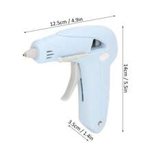 Pistola De Silicon Caliente Eléctrico Inalámbrica Para Diy - Azul - Ver 4