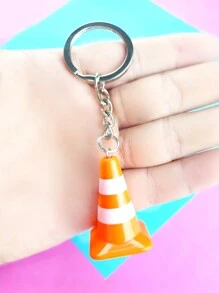 1 件/3 件交通锥设计钥匙扣、创意钥匙扣、小交通锥环链、派对钥匙扣、迷你交通锥钥匙扣、趣味钥匙扣、汽车钥匙扣、可爱钥匙扣、背包钥匙扣装饰包配件挂绳带身份证夹汽车配件包饰 - 彩色 - 查看 3