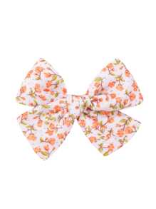 10pcs Kids Fabric Bow Hair Clips, Handmade Embroidered Printed Alligator Hair Clips, Elegant Children Hair Accessories, Girls Decorative Hair Clips, Suitable For Daily Use