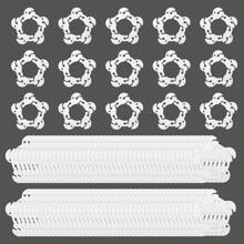 10/20/30/40/50/60/80/100PCS Balloon Clips, Balloon Arch Bracket Buckle, Balloon Connectors Clip Holders For Decor Balloon Arch Column Stand Garland Birthday Wedding Decorations