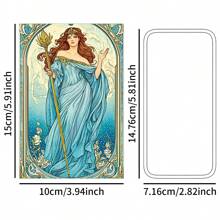 50 件神秘塔罗牌风格美学墙拼贴套装、神话明信片、塔罗牌迷你海报卧室墙壁艺术印刷品、艺术照片集适用于房间宿舍墙壁装饰