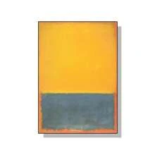 1pc Mark Rothko Abstract Canvas Painting Modern Art Poster And Prints Wall Decorative Pictures For Living Room Home Decoration No Frame - Multicolor - View 63