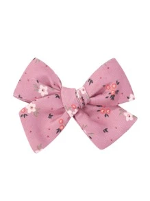 10pcs Kids Fabric Bow Hair Clips, Handmade Embroidered Printed Alligator Hair Clips, Elegant Children Hair Accessories, Girls Decorative Hair Clips, Suitable For Daily Use