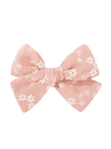 10pcs Kids Fabric Bow Hair Clips, Handmade Embroidered Printed Alligator Hair Clips, Elegant Children Hair Accessories, Girls Decorative Hair Clips, Suitable For Daily Use