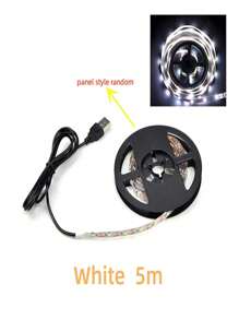 1 个 USB 供电 LED 灯带 - 暖色/白色/蓝色，易于安装，适用于电视背光和家居装饰，非常适合婚礼、派对、家居装饰等，60LED/米 - USB - 查看 12