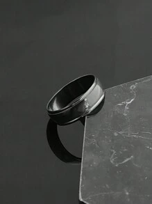 2025 High Quality Black Plated Stainless Steel Rings Jewelry For Man - Ring - View 2