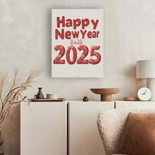 1 Pc 2025 Wooden Framed Canvas Painting -  Thickness 2.25cm/0.9inch,Home Gift Decoration, Room Decoration Aesthetic, Wall Decoration Art, Perfect Gift, Autumn And Winter Wall Decoration, Living Room Decoration, Bedroom Decoration, Kitchen Decoration, Entry Decoration, Bathroom Decoration, Direct Wall Painting, High Quality Wall Painting Poster