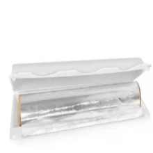 Easy Cut Aluminum Foil Butter Roll Holder - White - View 2
