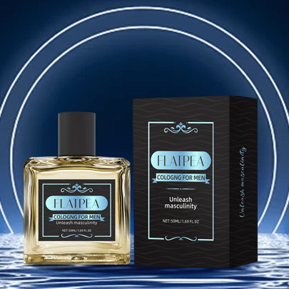 1pc 50ml Men's Pheromone Cologne Fragrance, Citrus & Pink Pepper Scent, Woody Notes, Mature Scent For Office, Date, Long Lasting, Best Valentine's Gift For Him