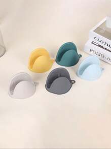 2 件厨房柔软硅胶耐热手套，适用于洗碗、微波炉、烘焙、烹饪等。 - 彩色 - 查看 3