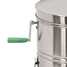 Manual Stainless Steel 2 Frame Large Capacity Honey Extractor Honey Extractor Honeycomb Spinner For Farm, Home, Cellar - Silver - View 6