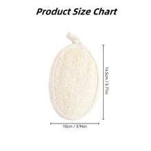 2PCS/1PC 天然沐浴丝瓜络肉去角质身体海绵刷男女沐浴刷材质适用于淋浴、水疗 - 彩色 - 查看 2