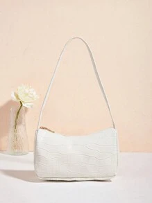 1 pieza Bolso Baguette bandolera de color brillante para niñas, bolso de axila, adecuado para uso diario, mejor opción de regalo