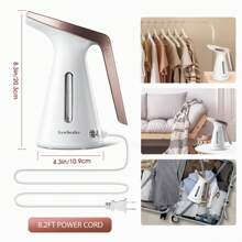 Handheld Garment Steamer, Portable Travel Steamer For Clothes, Fabric Wrinkle Remover Fast Heat-Up For Any Fabric, Give A Mmini Vacuum As A Bonus - Xem 6