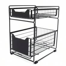 Under Kitchen Sink Shelf Storage Bathroom Cupboard Rack Cabinet Organiser Holder - 1 - View 7