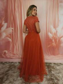 Grife Velasco Women Party Dresses - 亮橙色 - 查看 4