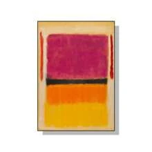 1pc Mark Rothko Abstract Canvas Painting Modern Art Poster And Prints Wall Decorative Pictures For Living Room Home Decoration No Frame - Multicolor - View 47