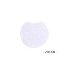75片/150片/300片/450片/600片/900片/1200片装卸妆棉，加厚圆形珍珠质地，不含酒精，温和去角质，适用于面部和眼部卸妆 - 白色 - 查看 13