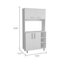 Malta Kitchen Pantry Cabinet White - Nhiều màu - Xem 4