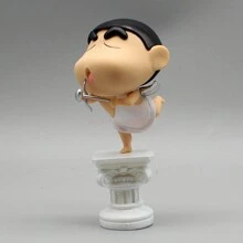 CRAYON SHINCHAN 13cm Crayon Shin-Chan PVC Statue Kawaii Amor Crayon Shin-Chan Sammlungsmodell Teenager Zimmer Spielzeug Teenager Geschenk Bücherregal Dekoration - Verschiedenfarbig - Übersicht 6