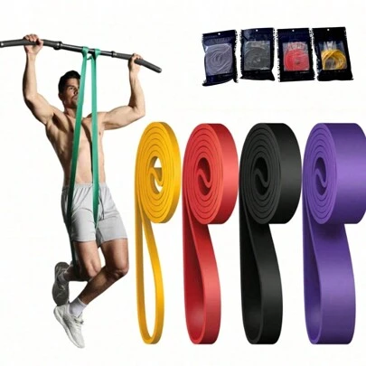 1pc Resistance Band For Pull-Ups, Strength Training, Yoga, Stretching, Suitable For Men And Women