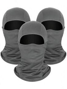 Ski Mask Balaclava Full Face Mask For Men Women,  Windproof Balaclava Sun Protection Breathable Face Cover  Shiesty Mask, UV Protector Ski Scarf For Men/Women/Labour Gray