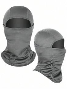 Ski Mask Balaclava Full Face Mask For Men Women,  Windproof Balaclava Sun Protection Breathable Face Cover  Shiesty Mask, UV Protector Ski Scarf For Men/Women/Labour Gray