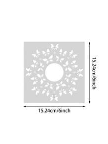 WUPARRSS 1 件全新创意手工 DIY 金属切割模具，带有不同人物的方形背景，采用优质碳钢压花切割模具纸板制成，适用于剪贴簿、相册框架、卡片、信封、邀请函