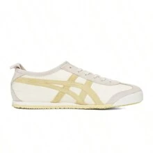 Onitsuka Tiger Men's And Women's Sports Shoes MEXICO 66 VIN Retro Wear-Resistant Lightweight Low-Top Casual Running Shoes Beige 1183B391-103 - Beige - View 3