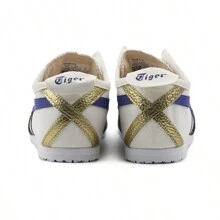 Onitsuka Tiger MEXICO 66 Slip-On Canvas Classic Versatile Shock Absorption Balance Lightweight Wear-Resistant Non-Slip Low-Top Life Casual Shoes Unisex Platinum 1183B475-100 - White - View 3