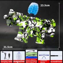 [USB Rechargeable Automatic Water Balloon Gun] Electric Ball Gun, High Performance Orbeez Ball Gun, Cool Toy Gun - Water Balloon Gun - View 12