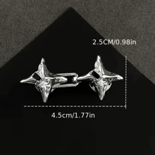 2/4 Stücke einstellbarer Taillenmieder, nahtlose Raffvorrichtung für Skinny Jeans, abnehmbarer Stern-Strass-Jeansschnallenbesatz, Metall-Taillengürtel-Raffsieb, geeignet für Hosen und Röcke - Silber/Schwarz