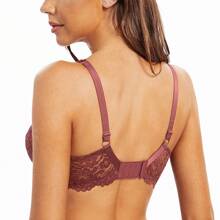 MELENECA MELENECA Women's Full Coverage No Padding Plus Size Lace Underwire Bra