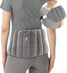 UNCN Large Heat Pads For Back Pain Relief With Adjustable Strap| Wheat Bags Microwavable| Microwave Heat Pad For Cramps, Menstrual, Lumbar, Muscle Spasms