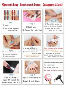 10 piezas de calcomanías para uñas y 2 limas de uñas, adhesivos de arte de uñas, decoraciones de uñas que cubren toda la uña, calcomanías de arte de uñas autoadhesivas adecuadas para manicura DIY, mujeres y niñas